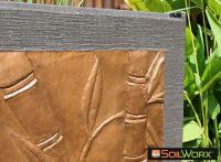 Bamboo Copper Wall Solar Fountain